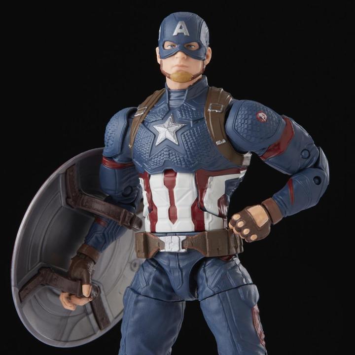Produktbild Hasbro Marvel Legends Series Captain America Twin Pack, 15cm MCU Figuren von Steve Rogers und Sam W