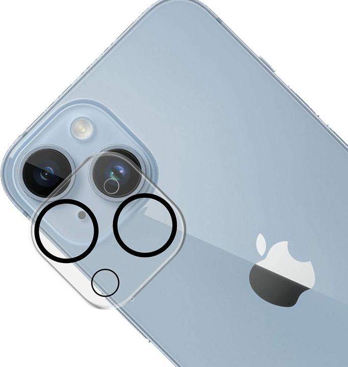 Actual product image 3MK Lens Pro Full Cover iPhone 13 Mini/ 13 Szkło Hartowane na obiektyw aparatu z ramką montażową 1sz (1 Piece, Apple iPhone 13 mini)