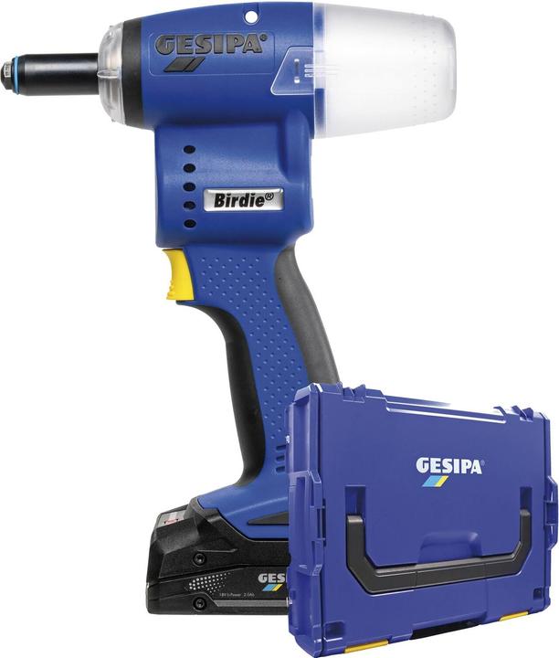 Produktbild Gesipa Birdie L-BOXX CAS, 1 Akku 18V 2Ah (1 Stk.)