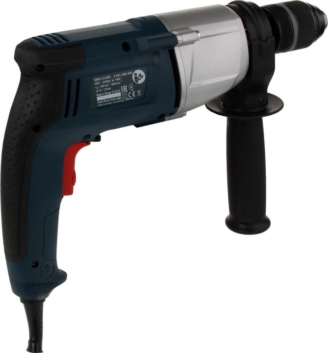 Image du produit Bosch Professional Perceuse GBM 13-2 RE : mandrin à serrage rapide, poignée supplémentaire (Fonctionnement sur secteur)