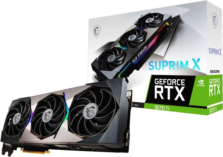 Image du produit MSI GeForce RTX 3070 Ti Suprim X 8G (8 Go)
