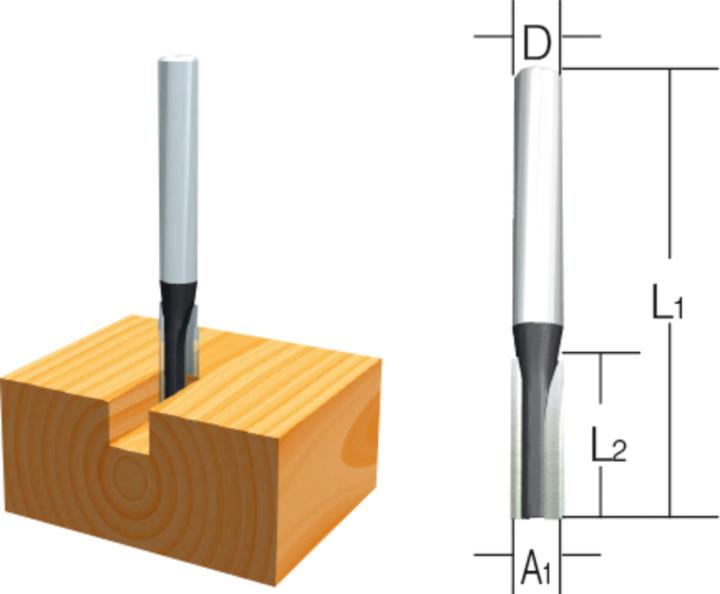 Productafbeelding Makita Frees sleuf dubbele frees 12mm