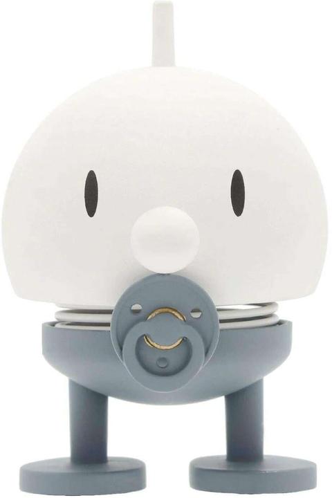 Actual product image Hoptimist Baby Bumble S 7.5 cm stand-up display, blue/white (9.5 x 7.5 x 7.5 cm)