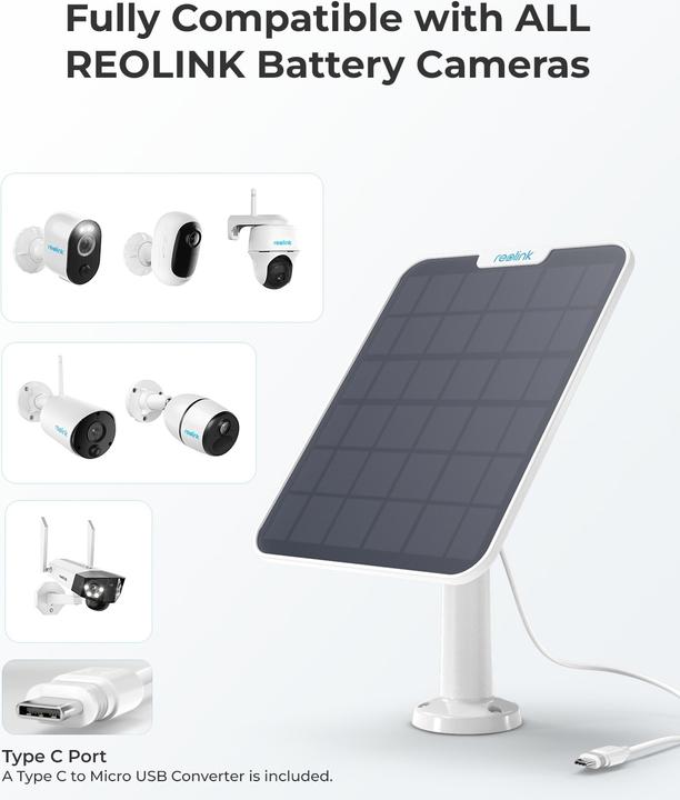 Produktbild Reolink Solarpanel 2 (Solarpanel)