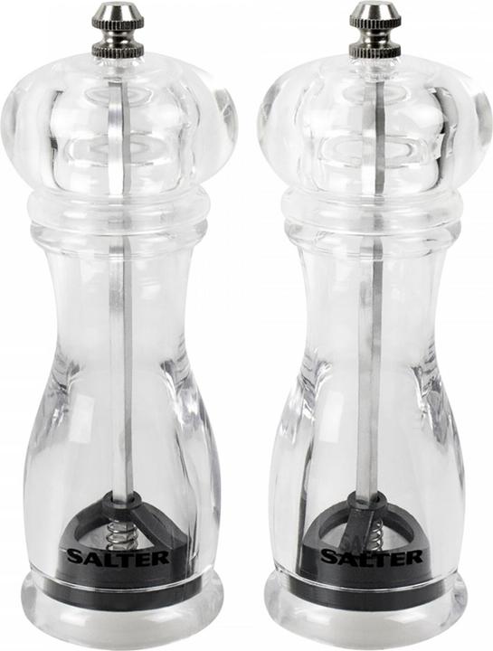 Actual product image Salter 7606 CLXR Modern Salt and Pepper Mills (Pepper, Salt)