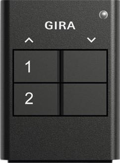 Produktbild Gira RF Handsender 2f KNX Anthrazit 512200