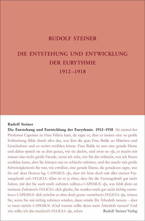 Nährwerte und Zutaten Die Entstehung und Entwicklung der Eurythmie 1912-1918 (Deutsch, Rudolf Steiner, 2022)