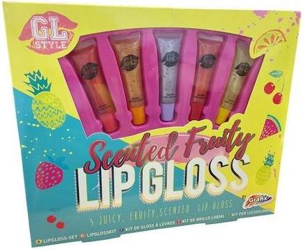 Immagine prodotto Gl Style Ragazze profumate set regalo di lucidalabbra alla frutta Kit di trucco di bellezza per bambini