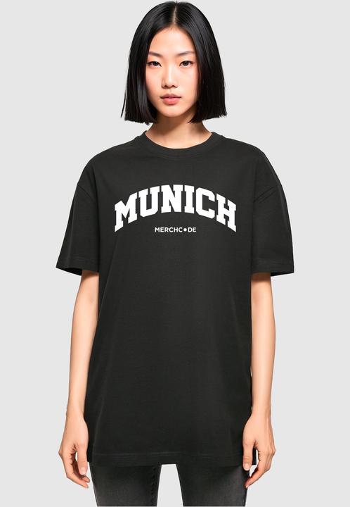 Actual product image Merchcode Ladies Munich Wording - Oversized Boyfriend Tee - 118507 (XL)