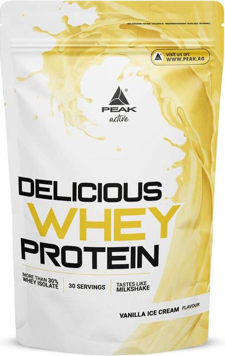 Produktbild Peak Ice Works Delicious Whey Protein (Vanille Ice Cream, 1 Stk., 900 g)
