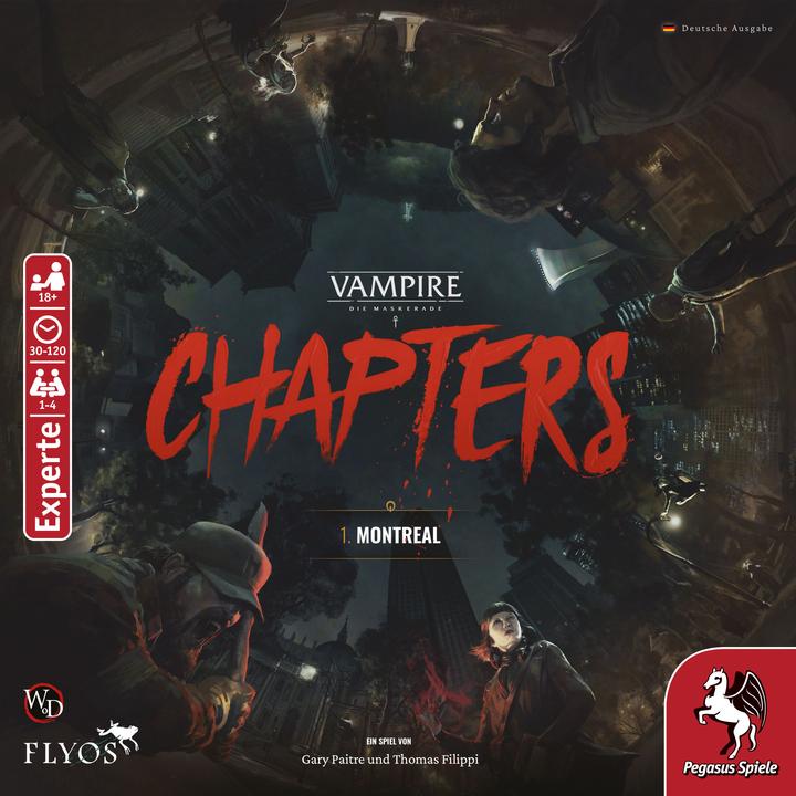 Produktbild Pegasus Vampire: Die Maskerade, Brettspiel, 1-4 Spieler, ab 18 Jahre, DE-Version (Deutsch)
