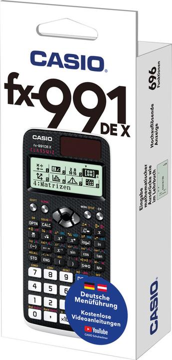 Produktbild Casio Fx-991de X (Batterien, Solarzellen)