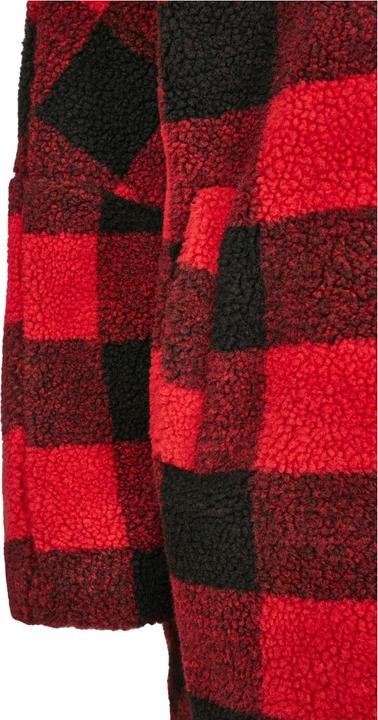 Immagine prodotto Urban Classics Giacca Sherpa da donna con cappuccio a quadri oversize (4XL)