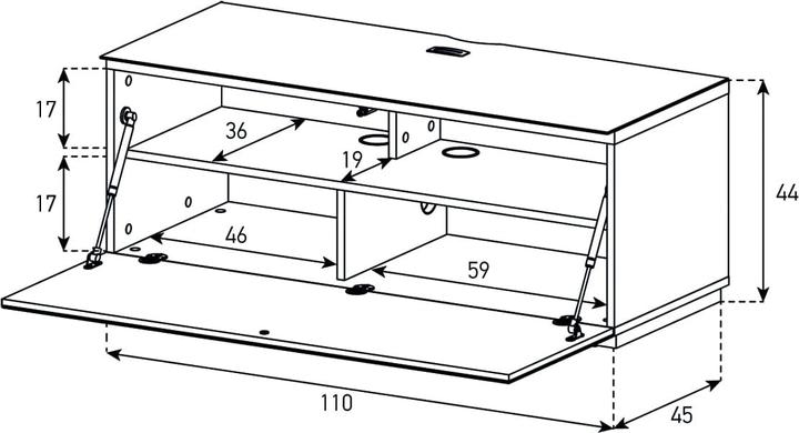 Sonorous Sta110f (110 x 45 x 44 cm)