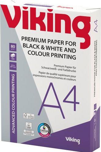 Viking Farblaserpapier Colour Print A4 Weiss (80 g/m², 500 x, A4)