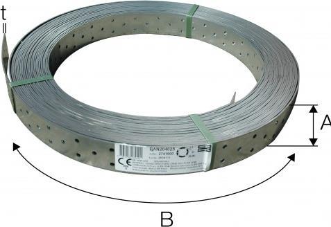 Produktbild Simpson Sst Rispenband 40x0.9mm 50m (Lochbandeisen, 1 Stk.)