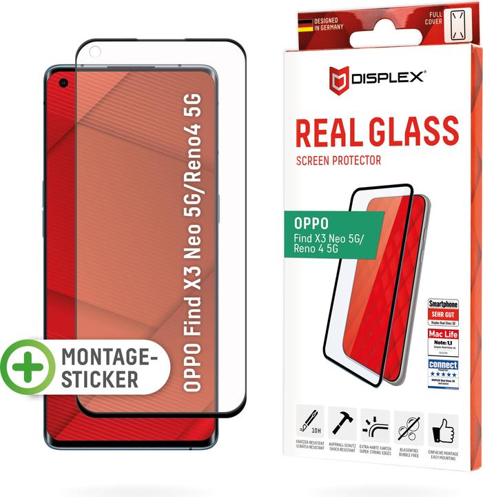 Produktbild Displex Real Glass, Full Cover Panzerglas (1 Stück)