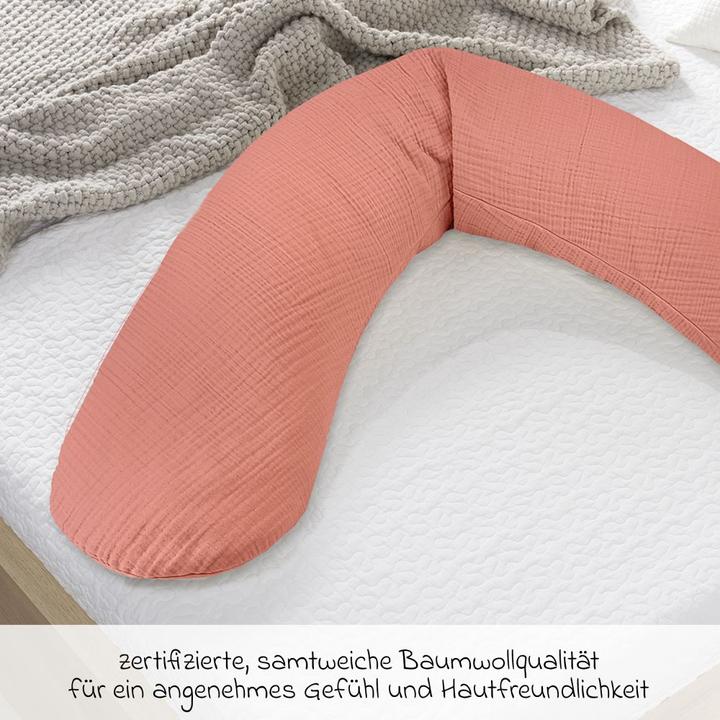 Produktbild Theraline Stillkissen Ersatzbezug für Stillkissen Das Original - Musselin (190 cm)