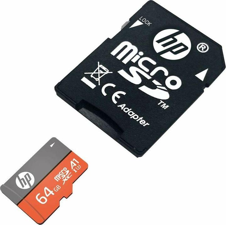 Immagine prodotto HP SDU U3 Micro SD A1 64GB (64 GB, microSDXC, U3, UHS-I)