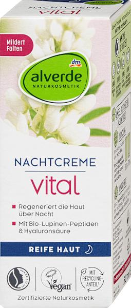 Image du produit dm alverde Crème de nuit Vital Peptides de lupin bio (Crème de nuit)