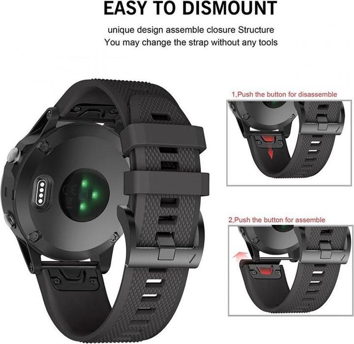 Produktbild Garmin Fenix Strap (26 mm, Kunststoff)