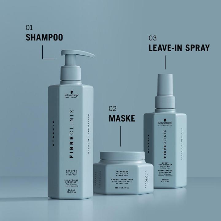 Actual product image Schwarzkopf Fibre Clinix - Hydrate Spray Conditioner (200 ml)