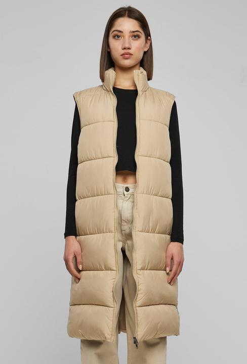 Actual product image Urban Classics Ladies Long Puffer Vest - 117697 (3XL)