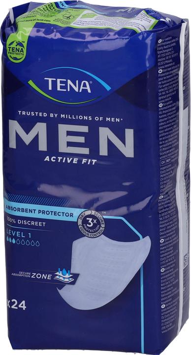 Actual product image Tena MEN pads for bladder incontinence level 1 (24 x, Regular)
