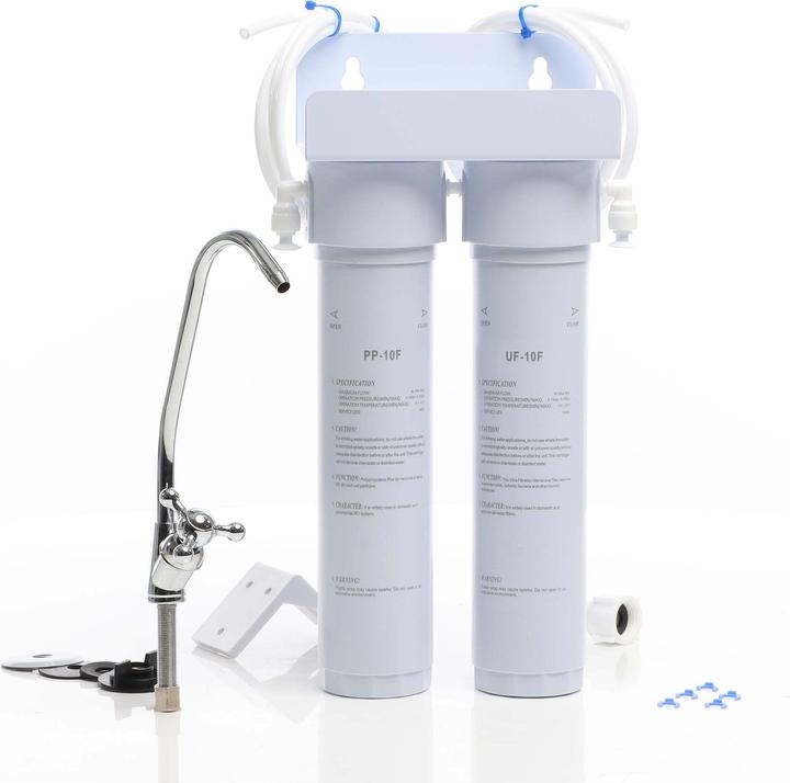 Produktbild Naturewater NW-2-PPUF 2 Stufen Untertisch Wasserfilter 5µ Sediment Ultrafilter