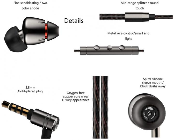 Actual product image 1More E1010 Quad Driver (Cable)