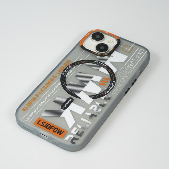 Actual product image PhoneLook Case MWK Cyber Grid silicone with MagSafe (Apple iPhone 15)