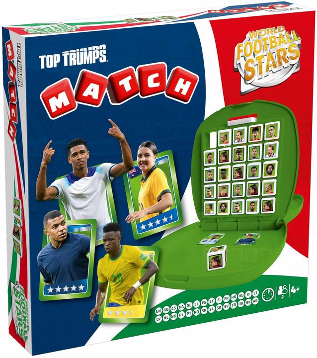 Actual product image Winning Moves Weltfussballstars Strategiespiel Top Trumps Match - The Crazy Cube Game Green Version (German)