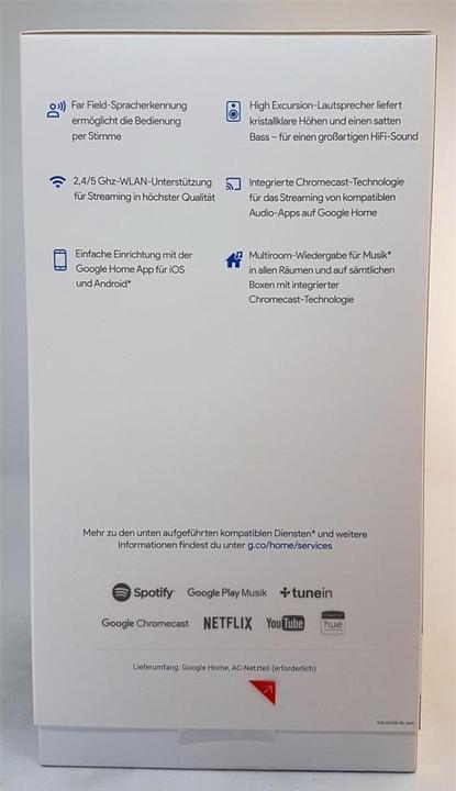 Actual product image Google Home (IFTTT, Google Assistant)