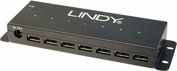 Physix PHW-200S, tilting wall mount for TVs up to 26". (USB-A, 7 Ports)