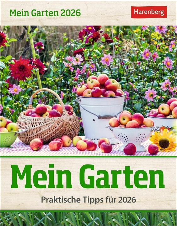 Produktbild Harenberg Mein Garten Tagesabreisskalender 2026 - Praktische Tipps für 2026 (Deutsch)