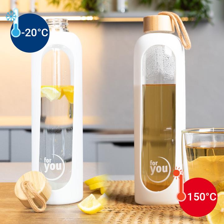 Produktbild For You Nachhaltige Trinkflasche | 1000 ml | Snow White (1 l)