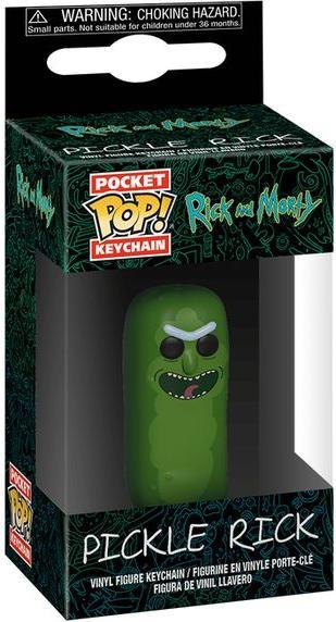 Actual product image Funko POP! pocket Rick and Morty: Pickle Rick