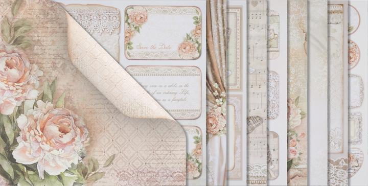 Image du produit Stamperia Bloc de scrapbooking "Ceremony", 10 feuilles, 30,5x30,5cm (170 g/m², 10 x)