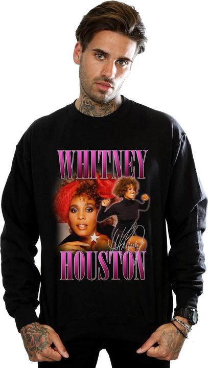 Actual product image Whitney Houston Mens Signature Homage Sweatshirt (3XL)