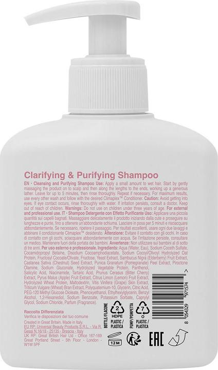 Actual product image Climaplex Clarifying & Purifying Shampoo (250 ml, Liquid shampoo)