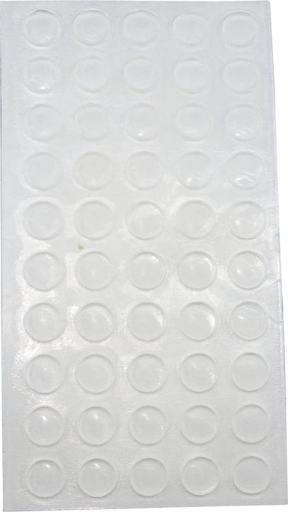 Actual product image Stop bumper transparent 10x1.0mm Stop bumper self-adhesive plastic (Stop dampers, 1 Piece)