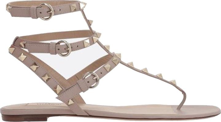 Valentino Garavani Rockstud Flip-Flop Sandals (35.5)