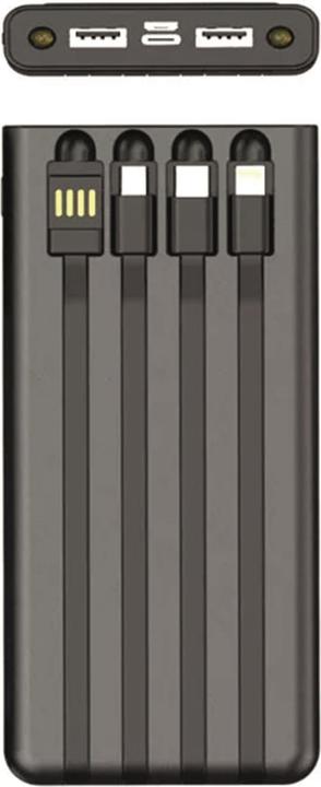 Actual product image 2GO Powerbank Solar 10000mAh (10000 mAh, 37 Wh)