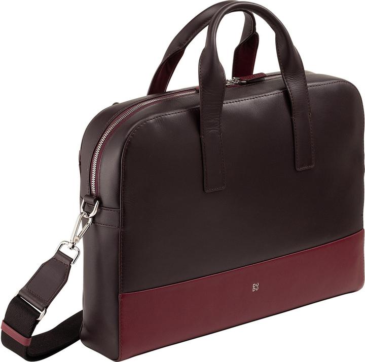 Actual product image Dudu Berlino briefcase leather 39 cm laptop compartment (14")