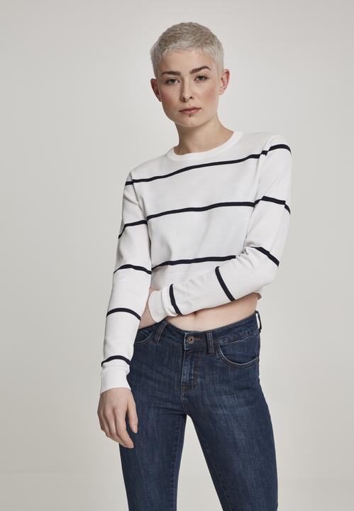 Immagine prodotto Urban Classics Maglione corto a righe da donna (XL)