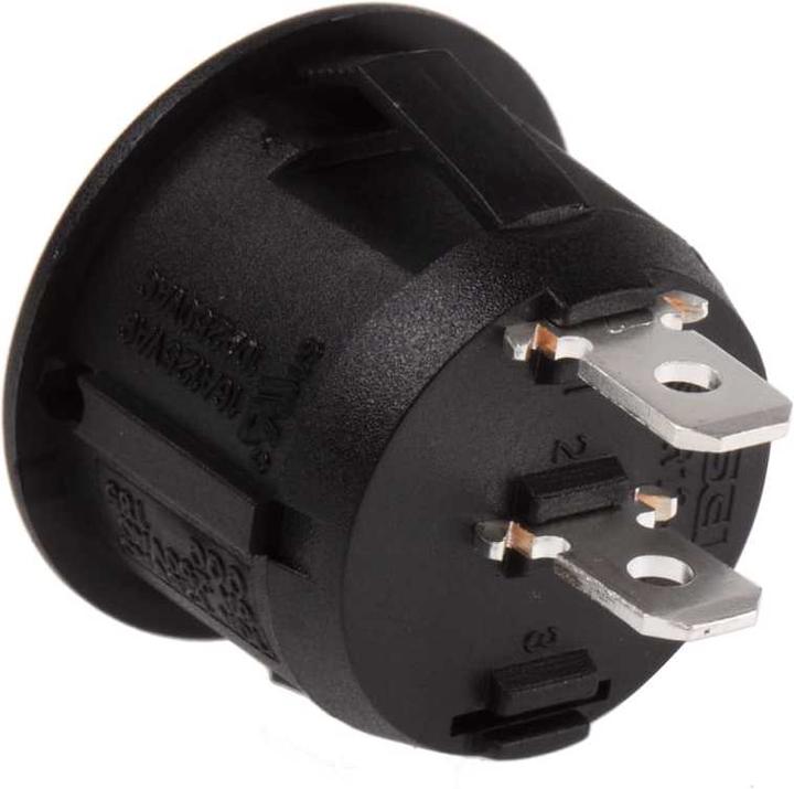Actual product image Arcolectric SPST 1/0 marking round rocker switch