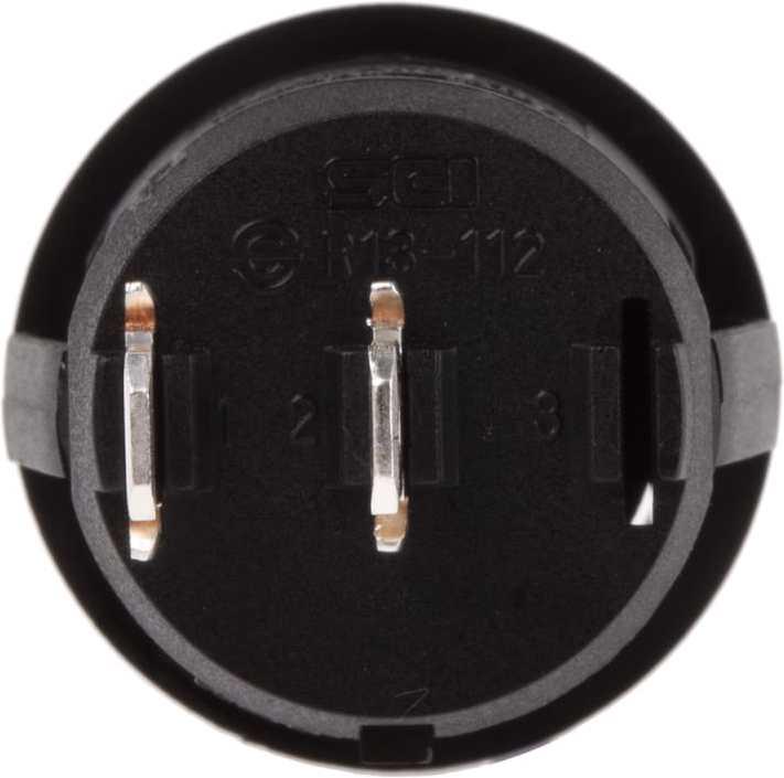 Actual product image Arcolectric SPST 1/0 marking round rocker switch