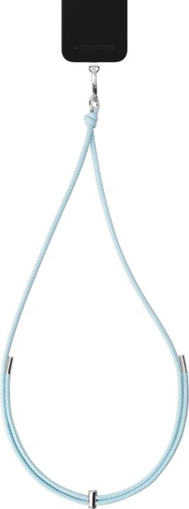 Actual product image iDeal Of Sweden for all cases with charging port in the centre Cord Phone Strap Multi Light Blue