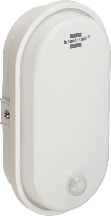 Image du produit Brennenstuhl Lampe ovale LED OL 1650 P avec détecteur de mouvement infrarouge 1680lm, blanc, IP54 (1680 lm, IP54)