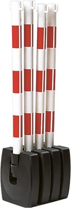 Produktbild Moravia GUARDA-Flex Ketten-Warnständer, 2 Ösen Klappbar, Ø 50mm, Höhe 900mm